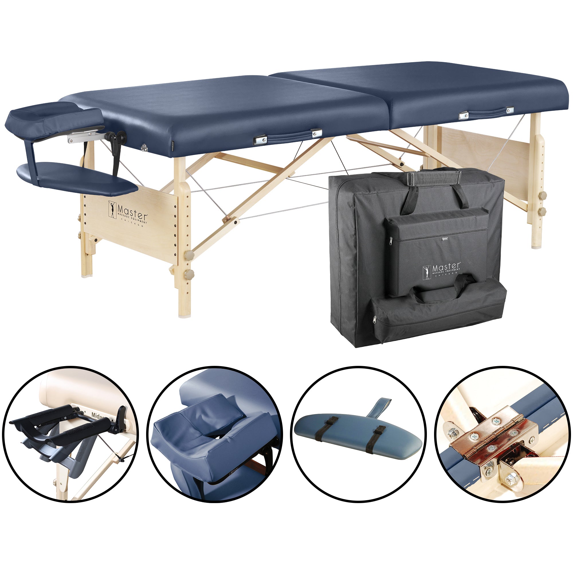 Master Massage 31 Montclair Therma Top Portable Massage Table Package