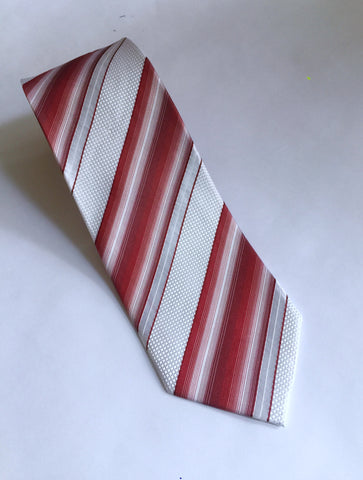 WOVEN NUANCED STRIPES - RED