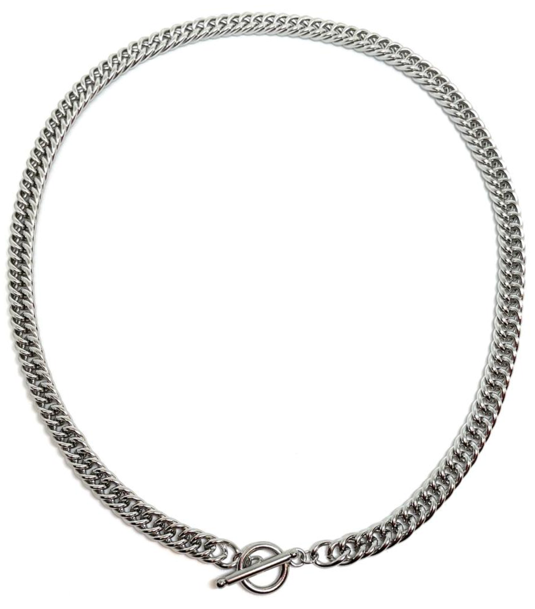 Silver Toggle Clasp Chain -wholesale