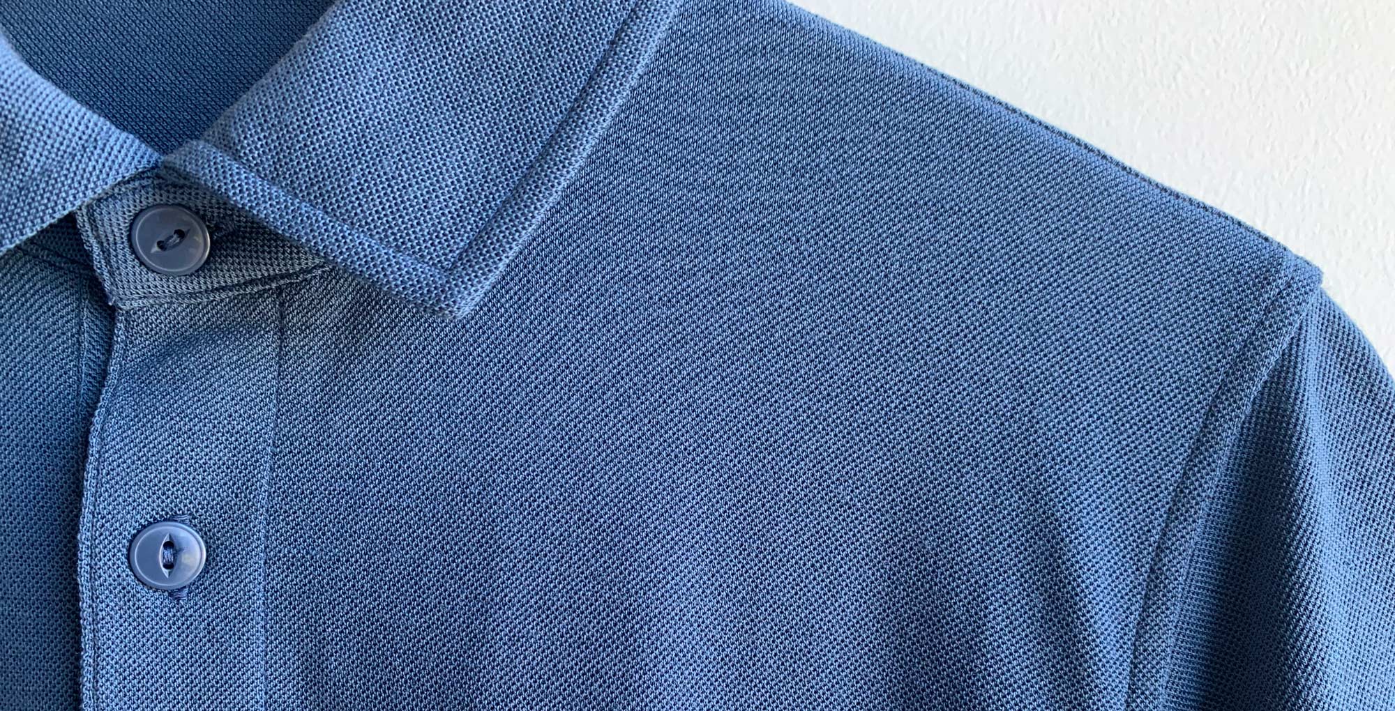 Merino Pique Polo Texture