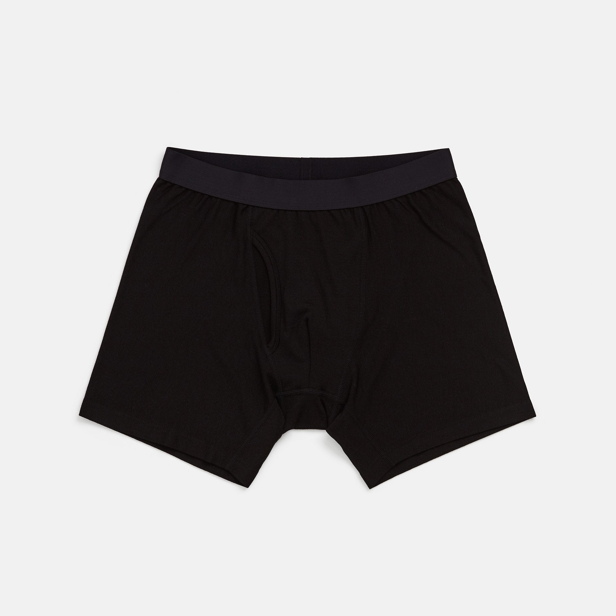 Merino Wool Boxer Briefs | Black | Wool&Prince