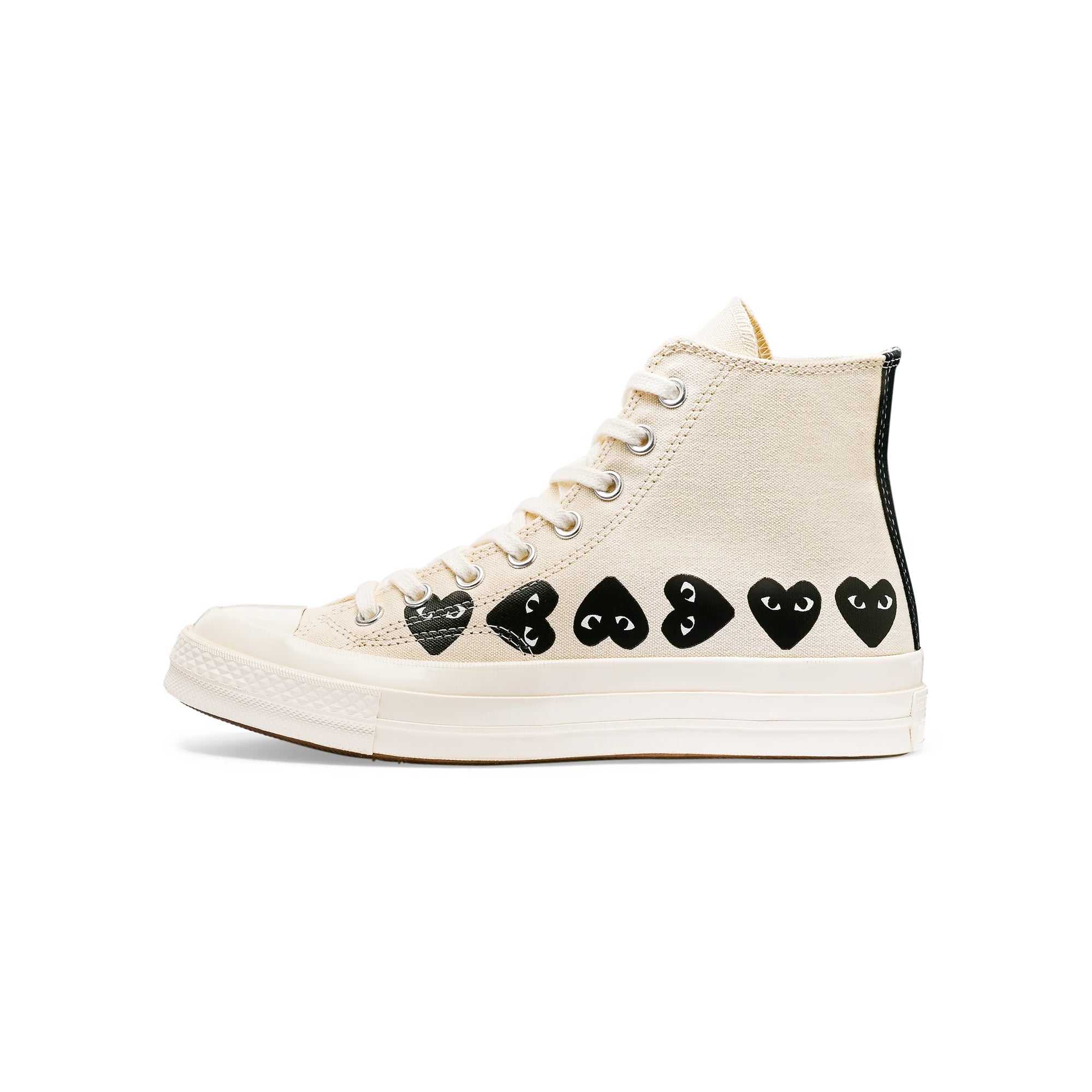 Comme des Garcons PLAY x Converse Chuck 70 Low Multi Heart Shoes 