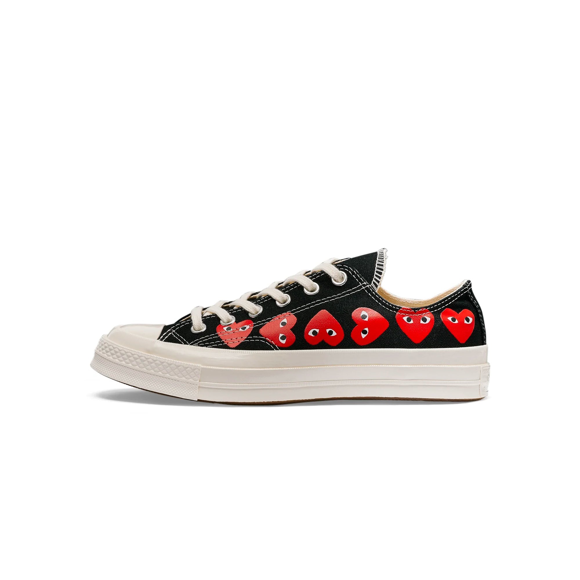 Comme des Garcons PLAY x Converse Chuck 70 Low Single Heart Shoes