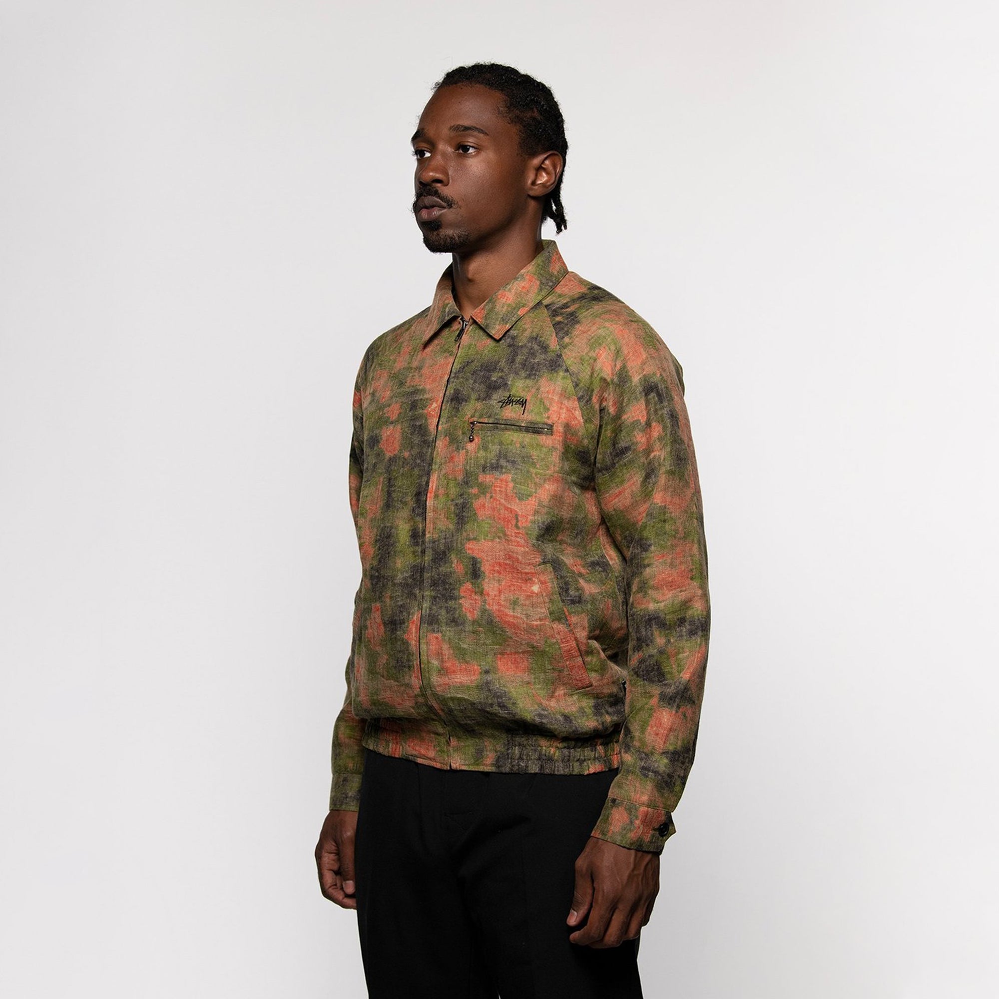 Stussy Mens Reverse Jacquard Bryan Jacket