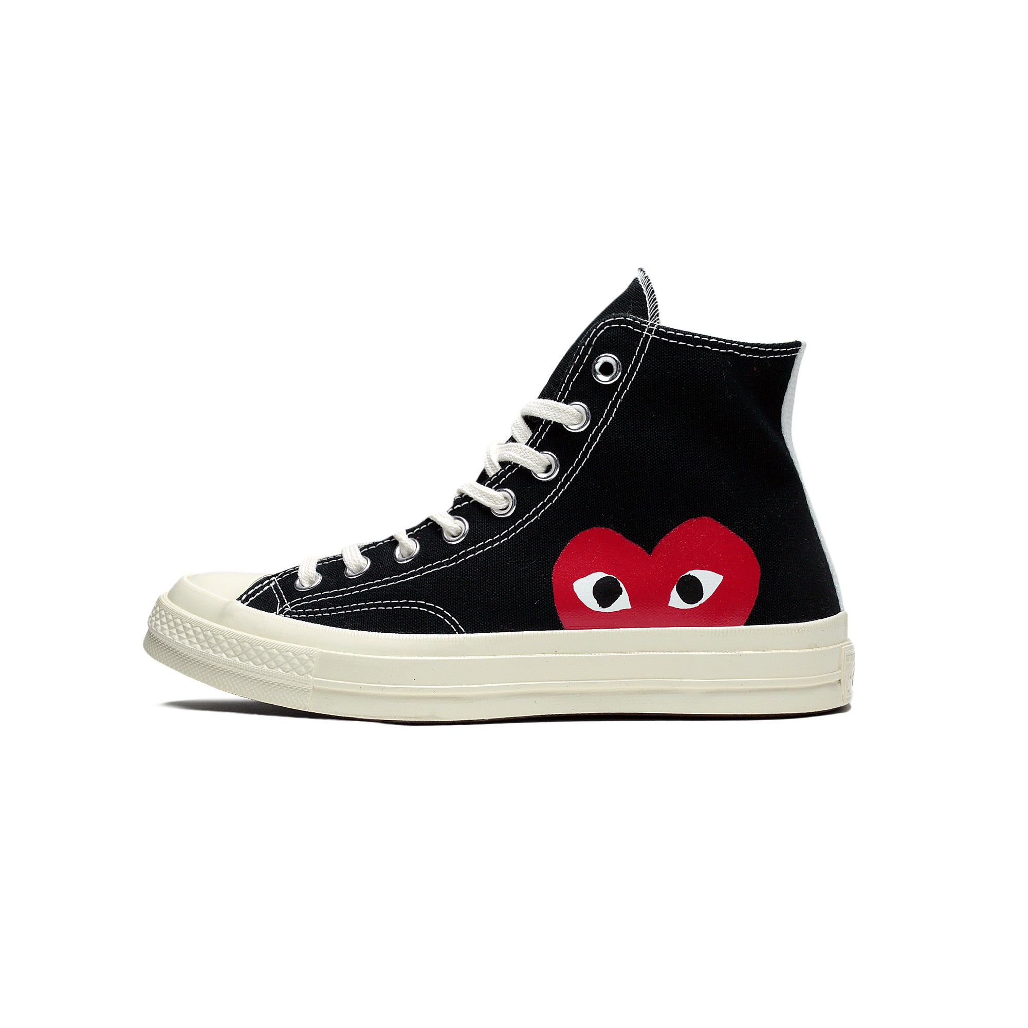 black converse edition half heart chuck 70 high sneakers