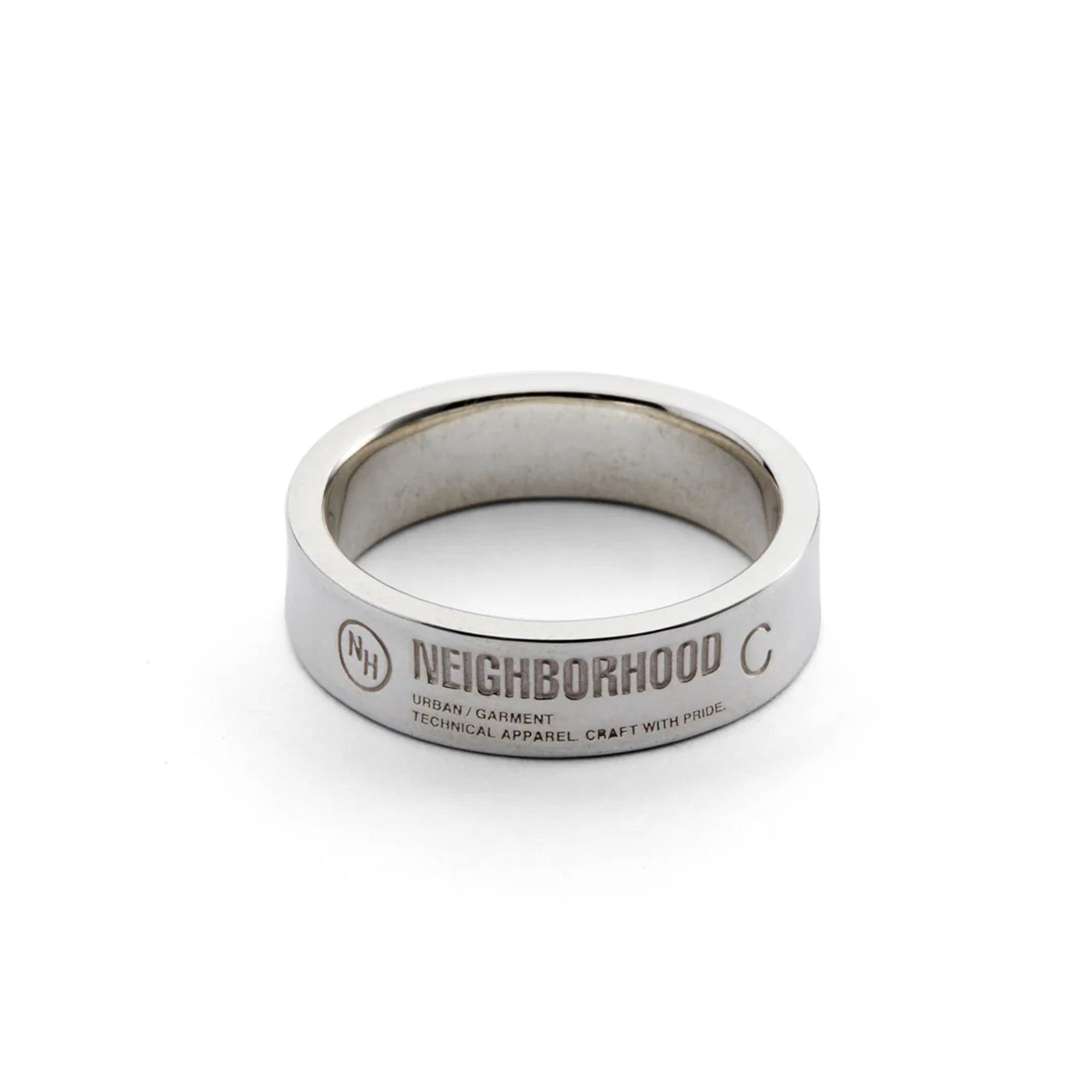 NEIGHBORHOOD SILVER SIGNET RING - リング