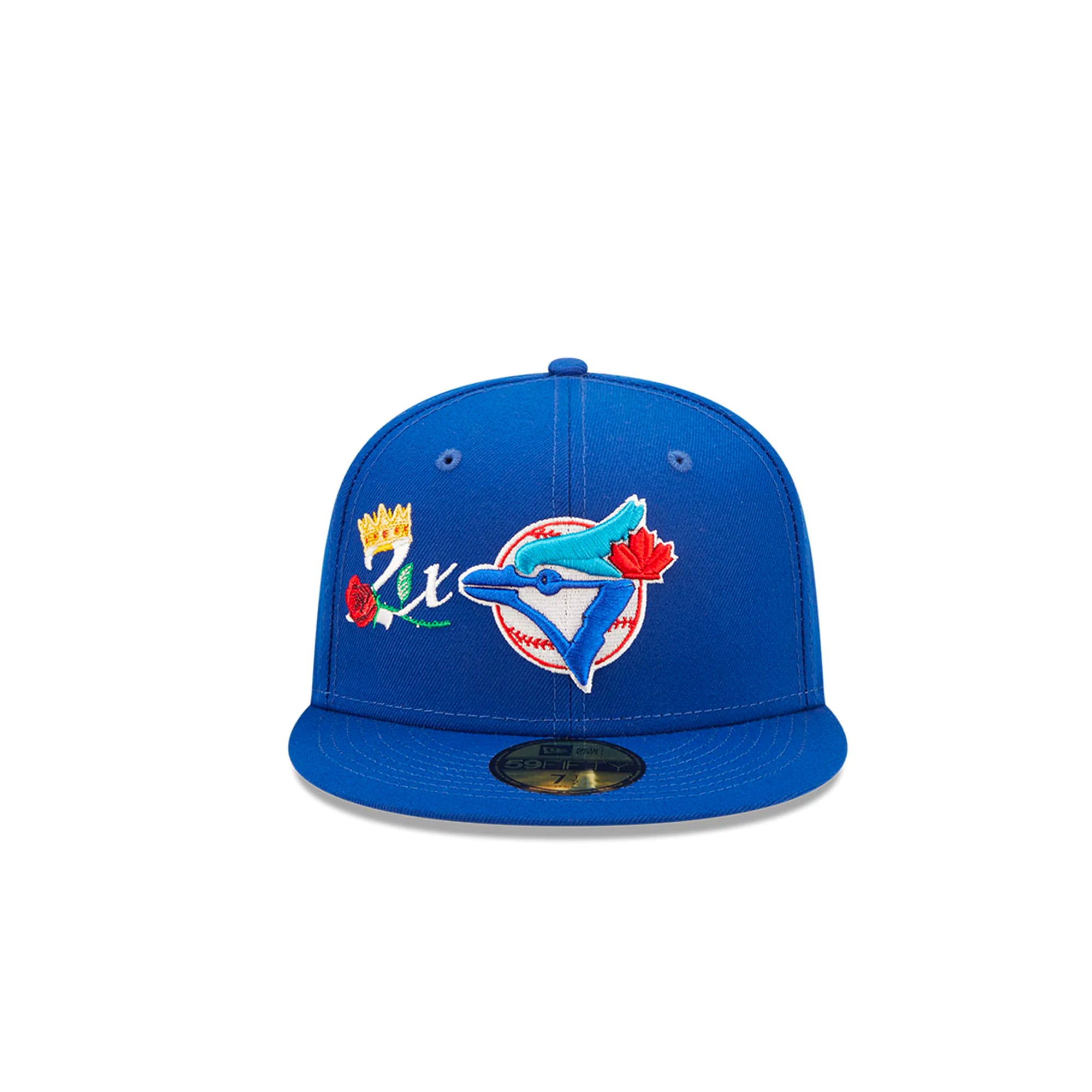 Men's New Era Beetroot Toronto Blue Jays Logo 59FIFTY Fitted Hat