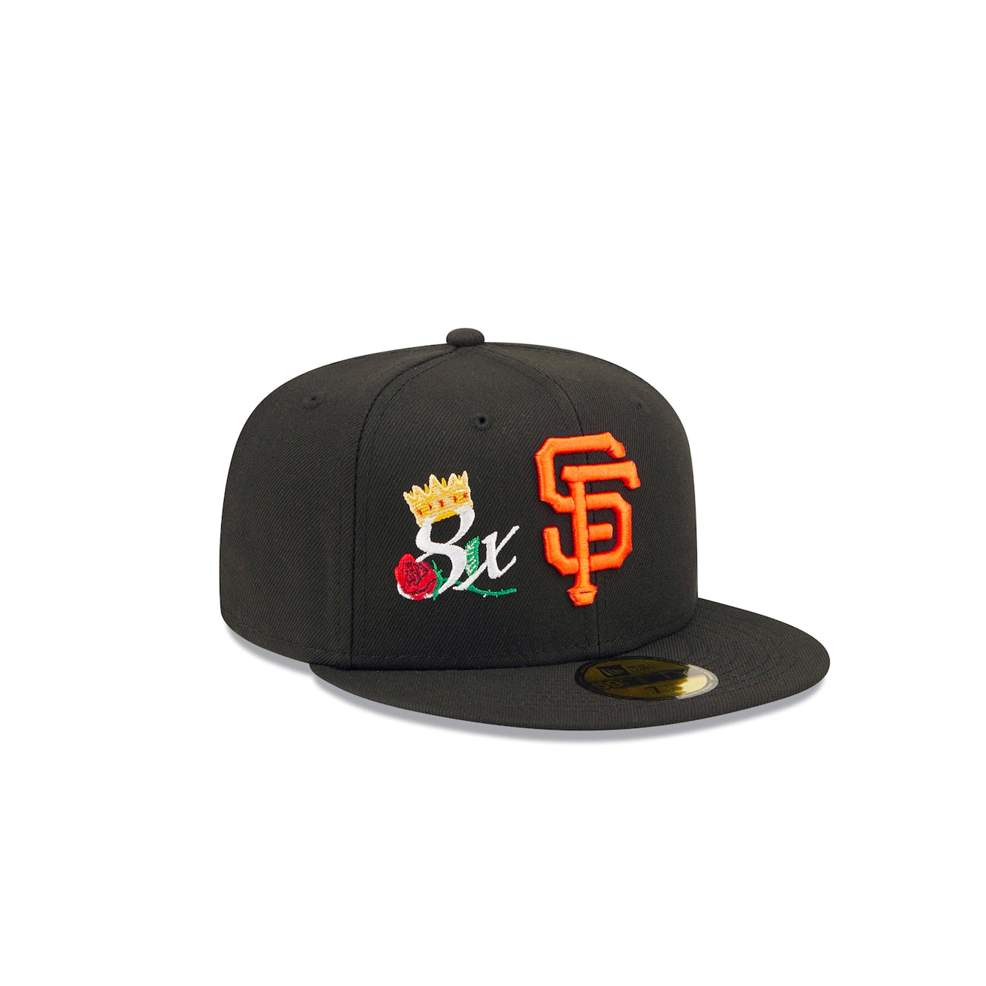 New Era Men's San Francisco Giants Black 59Fifty Retro Fitted Hat