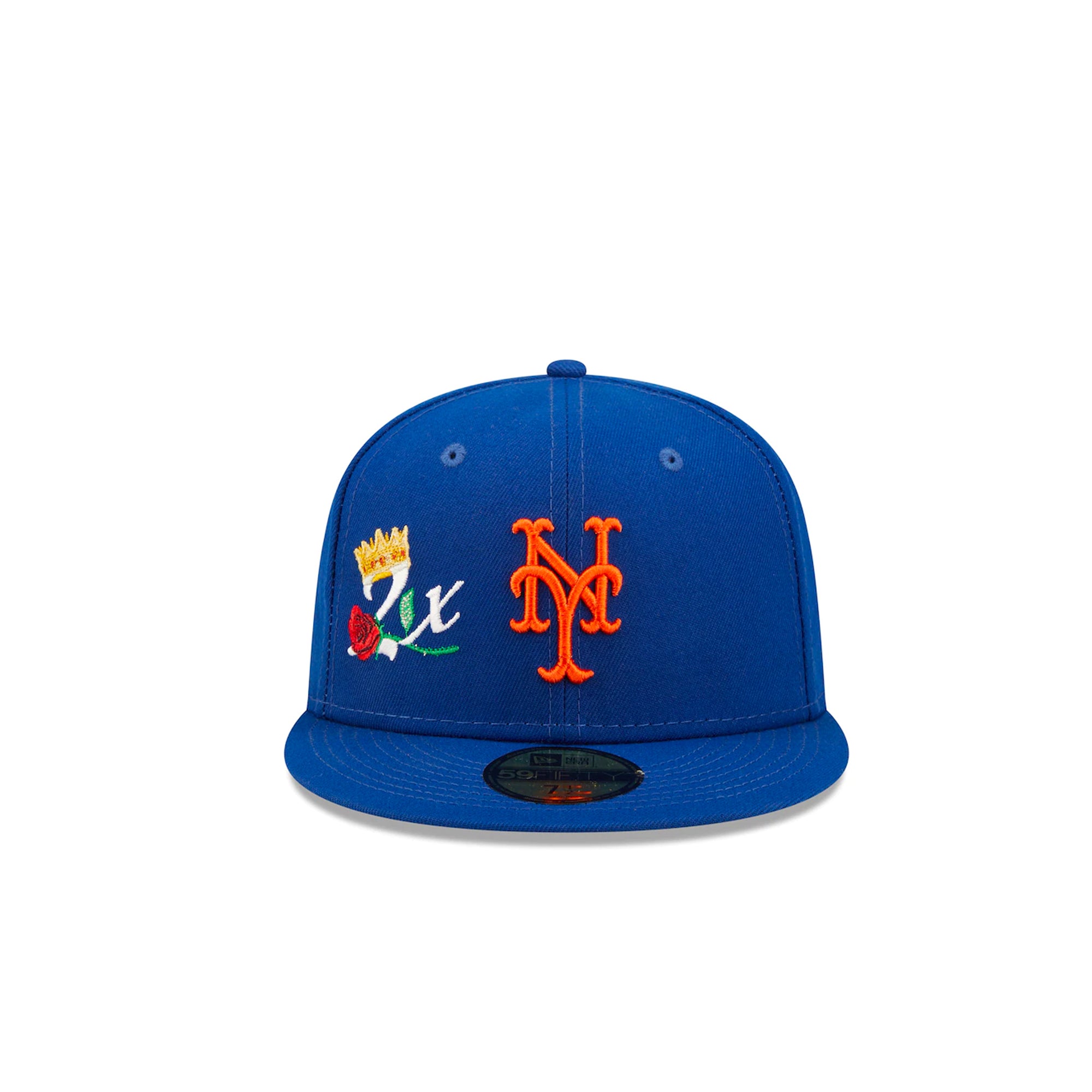 split yankees-mets hat