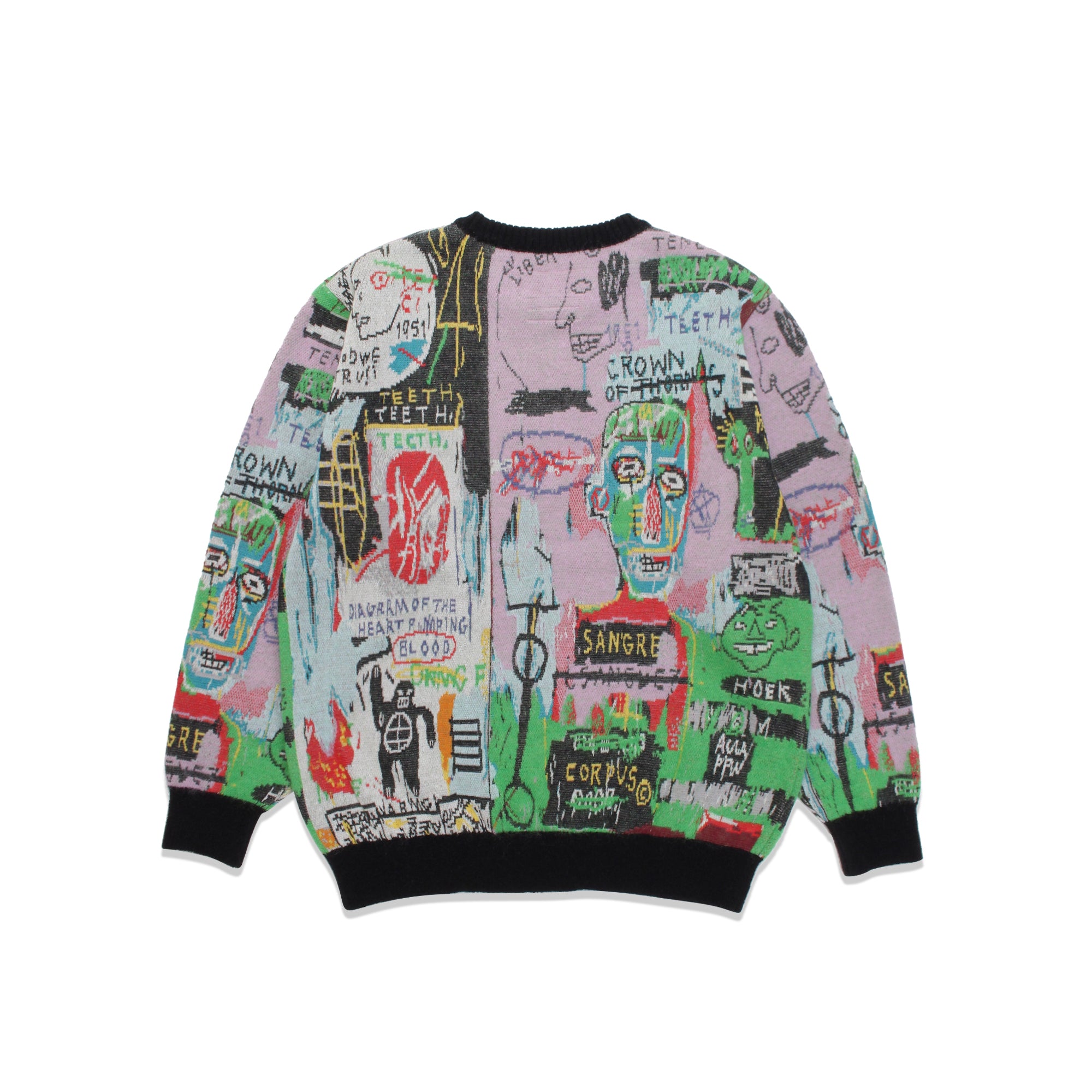 WACKOMARIA BASQUIAT MOHAIR SWEATER 22fw3-