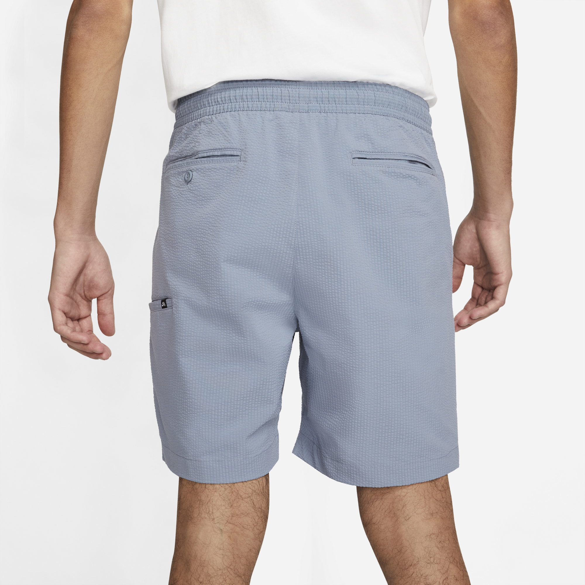 nike sb seersucker pull on chino shorts