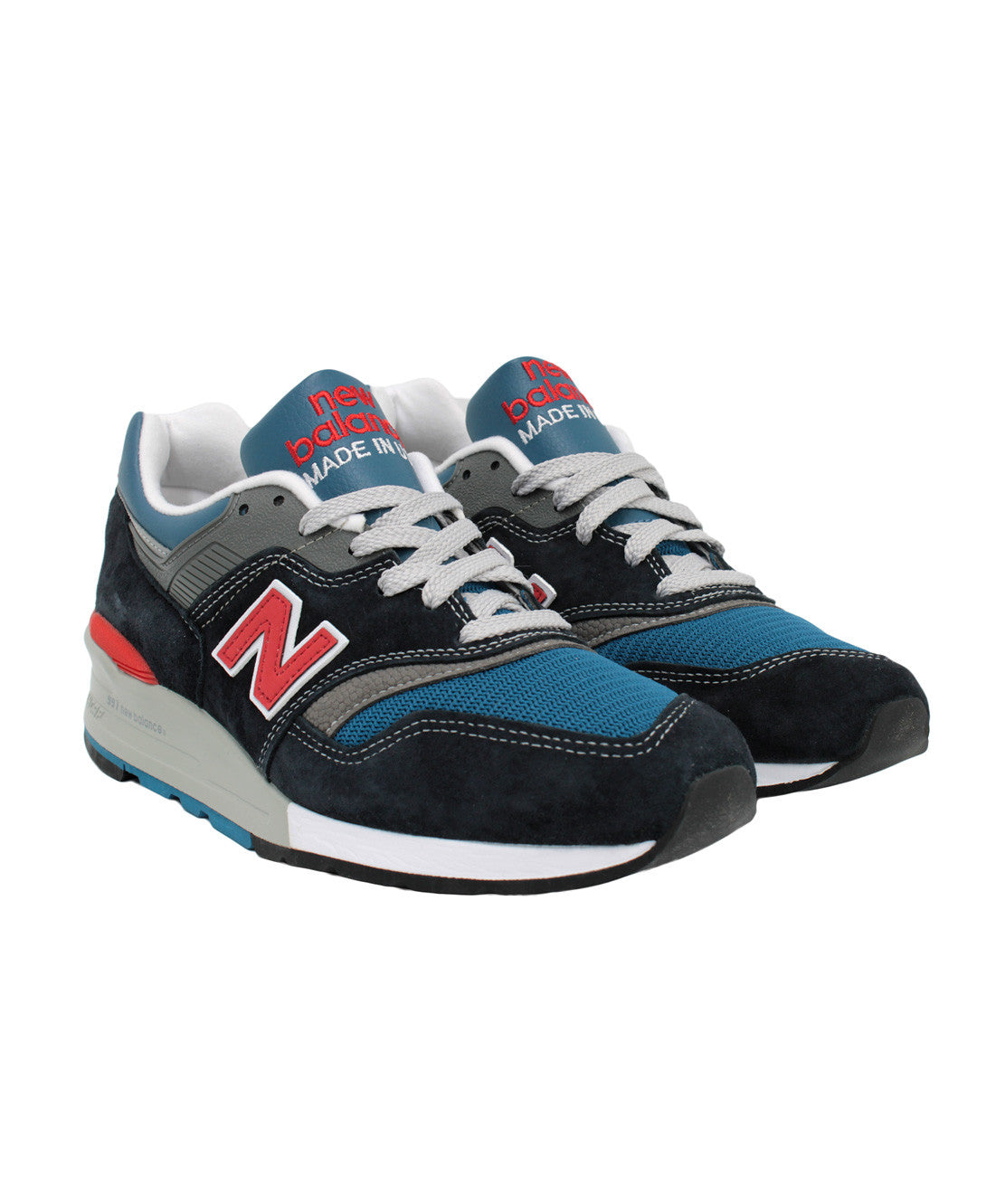 New Balance M997JNB “Flint Gray” Made in USA - Black/Blue