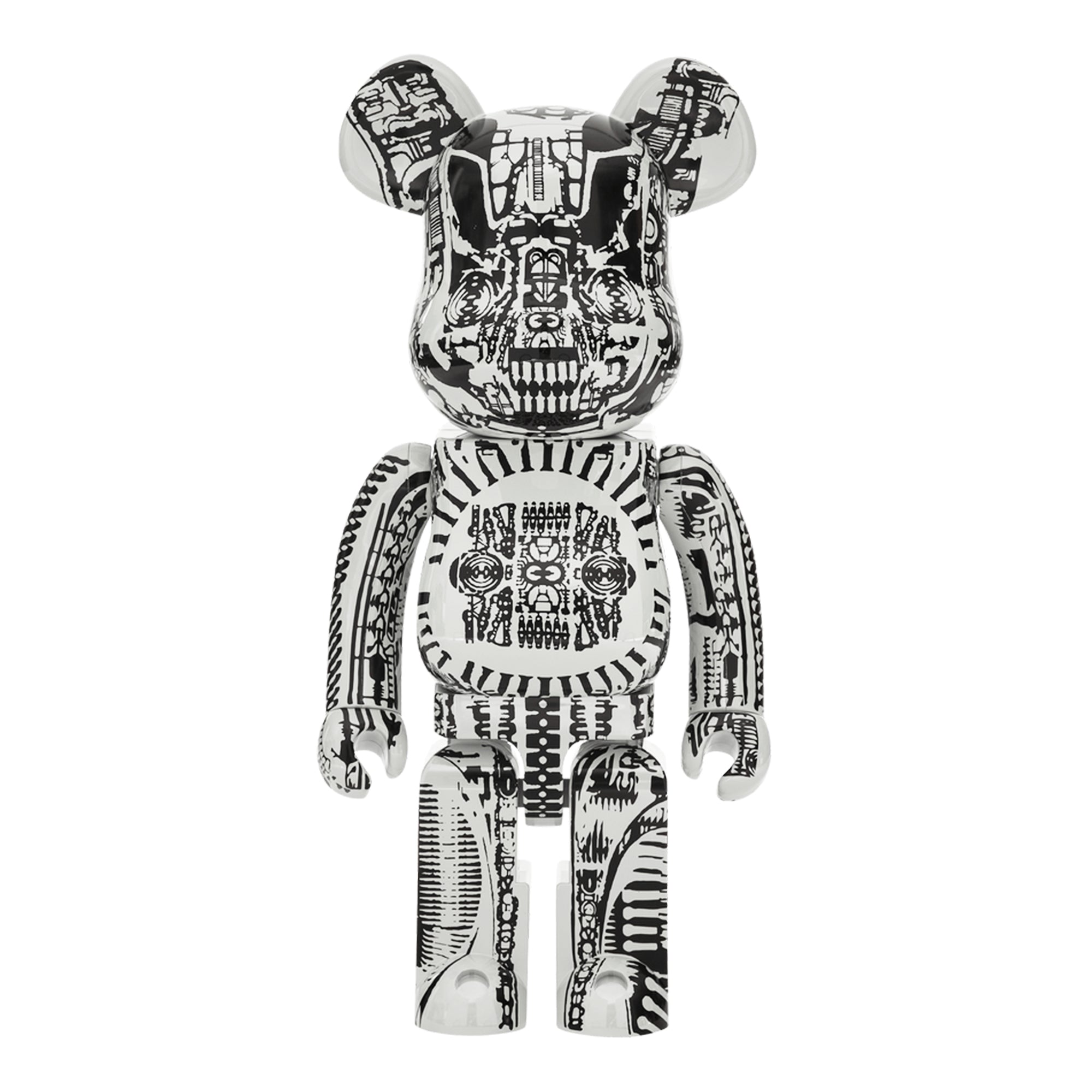 Medicom H.R. Giger 100% & 400% Bearbrick 'Black Chrome' – Extra Butter