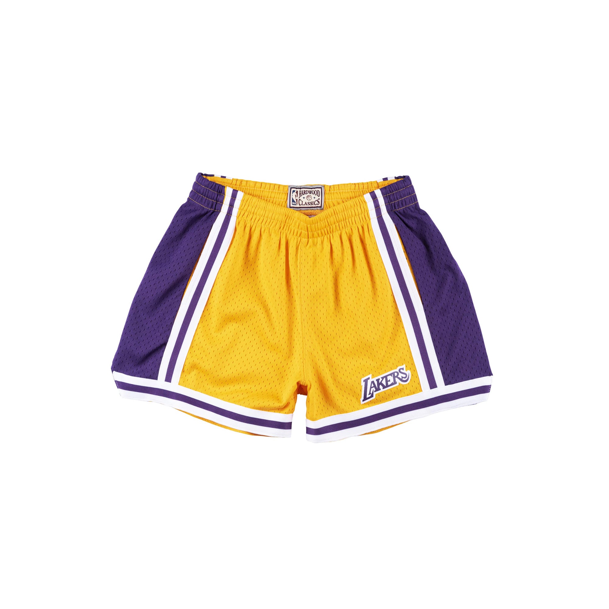 Mitchell Ness Swingman Shorts LA Lakers Light Gold/Purple | lupon.gov.ph