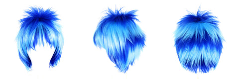 Royal Sky Blue Layered Wig Shadow Anime Août 2015 Giveaway