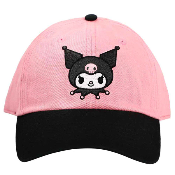 Sanrio Kuromi Pink and Black Unisex Cap - Trendy Anime Fashion ...