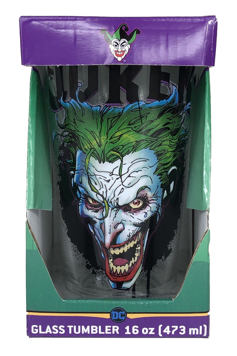 DC Comic Batman The Joker Pint Glass 16 oz – Shadow Anime