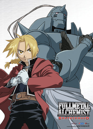 Fullmetal Alchemist Brotherhood Elric Brothers Wall Scroll – Shadow Anime