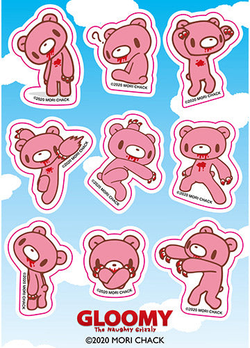 Gloomy Bear Poses Sticker Set Shadow Anime