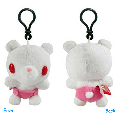 Gloomy Bear White Plush Doll W Backpack Clip Shadow Anime