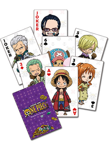 one piece group poker playing cards shadow anime