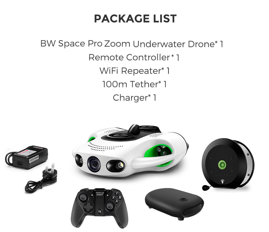 BW Space Pro Zoom Underwater Drone huge discount