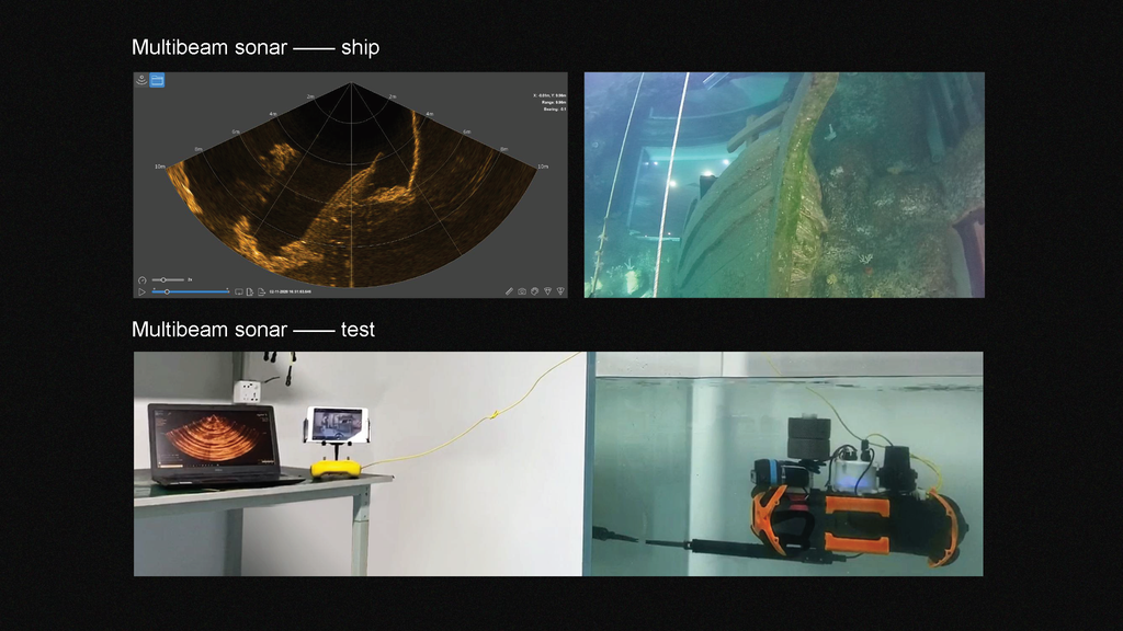 underwater drone sonar