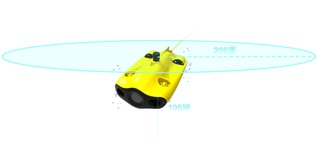 Chasing Underwater Drone 100 meters