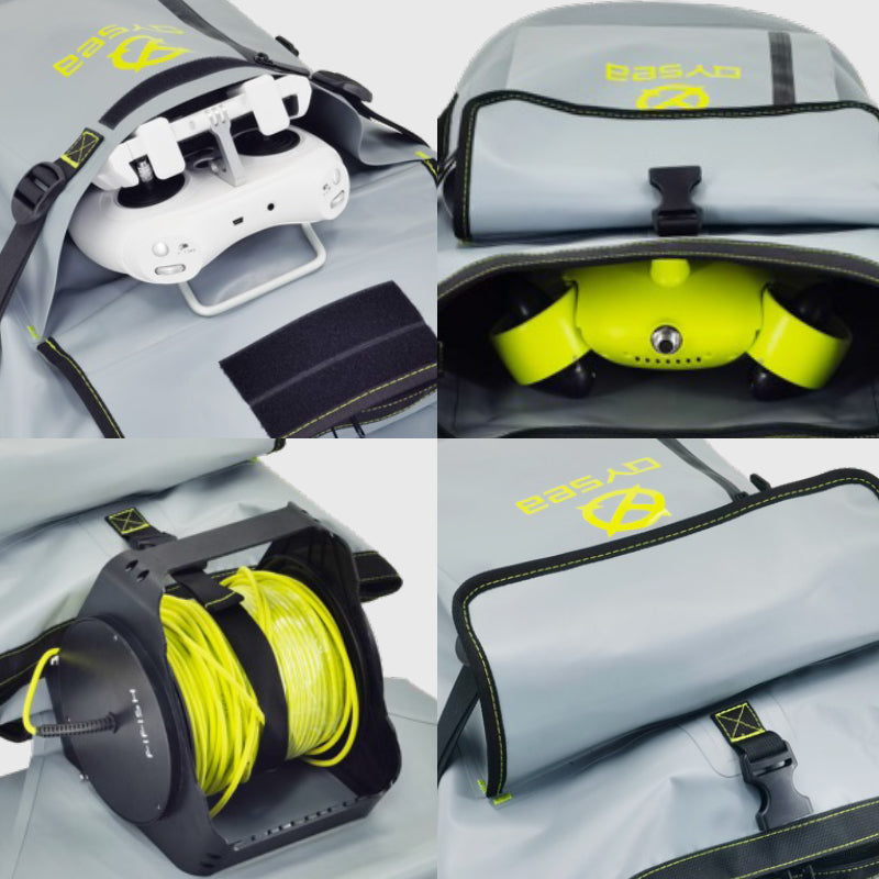 underwater drone waterproof backpack water tight for qysea evo