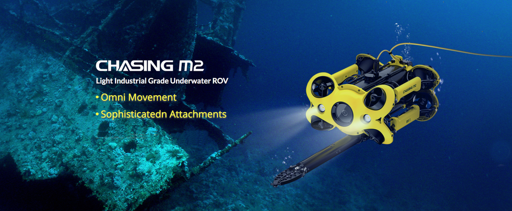 Chasing M2 underwater drone