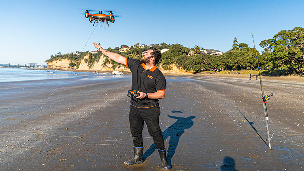 drone fishing swellpro fisherman