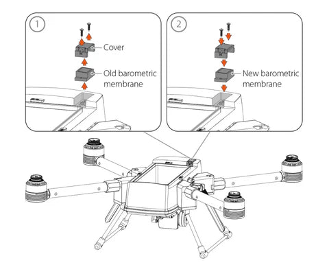 Swellpro fishing drone Fd2 Max barometric membrane