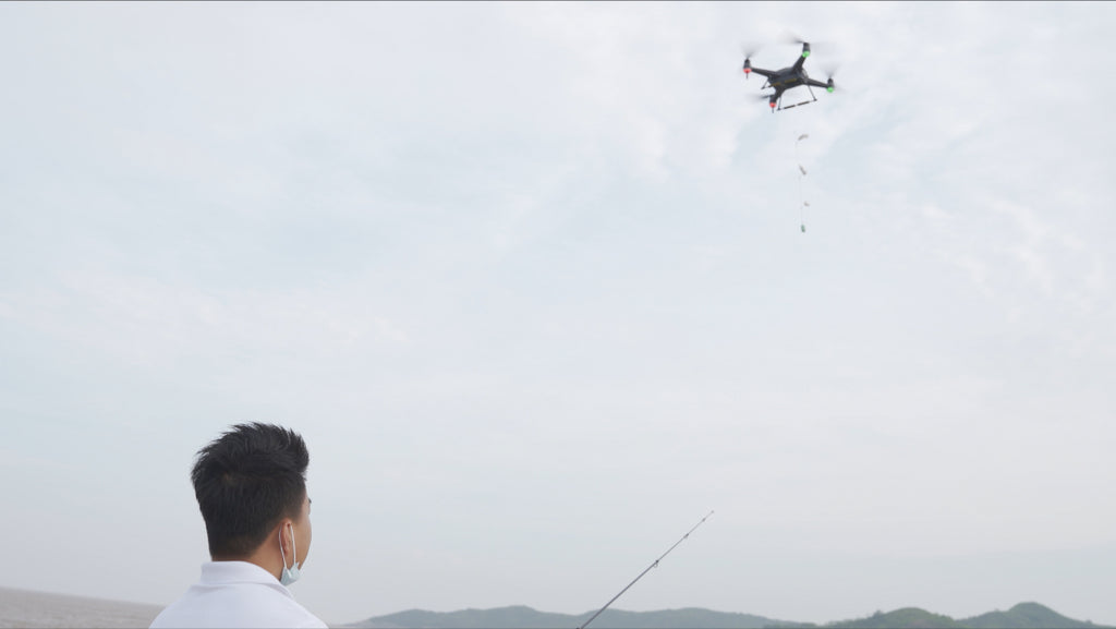 sharkx fishing drone