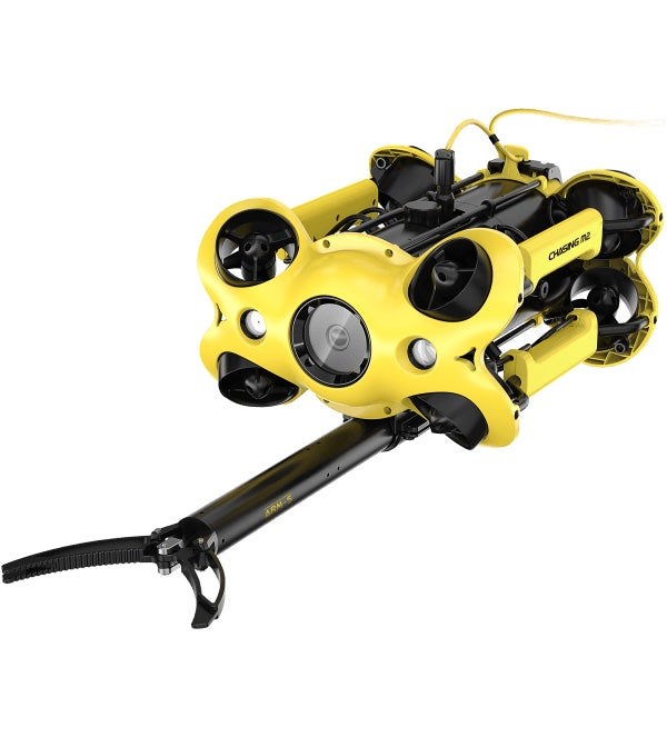 underwater drone with robotic arm m2