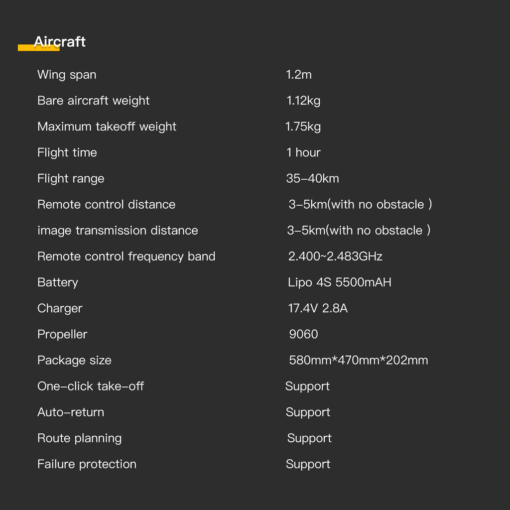 Swan-K1 Mapping drone uav surveying drone vtol