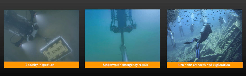 underwater sonar for chasing m2 pro underwater drone