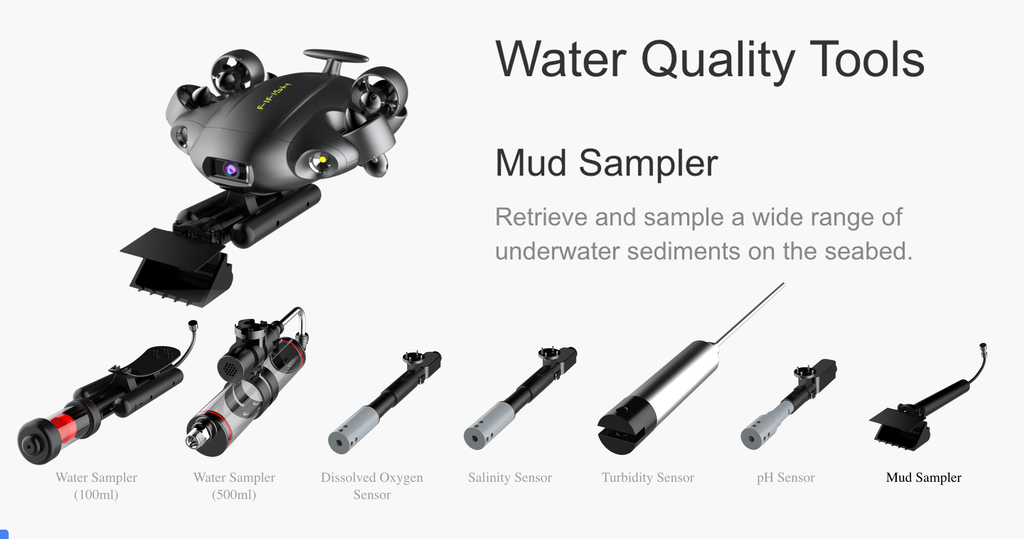 underwater drone water quality sensor