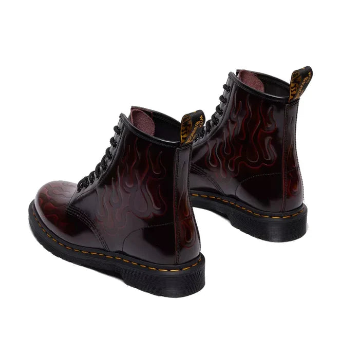 Dr. Martens 1460 Inferno 8 Eye Boot - Cherry Red Arcadia