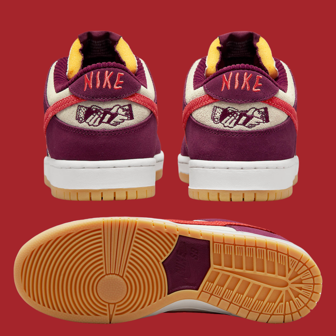 skate like a girl nike sb dunk low pro raffle sneakers