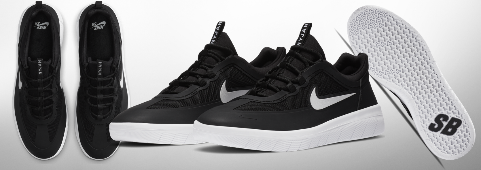 Nike SB Nyjah II Houston Black White