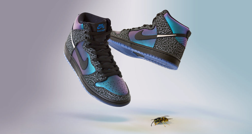 nike sb black hornet sheep dunk high