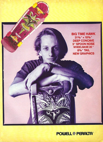 Tony Hawk vintage ad