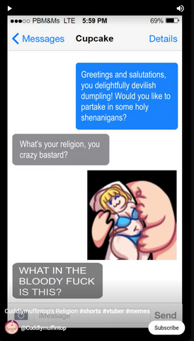 Cuddly Muffintop's Religion