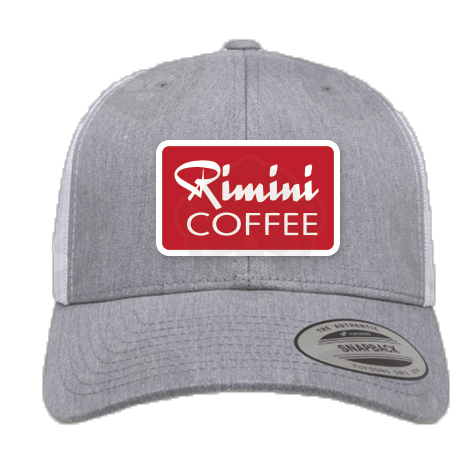 Trucker Hat Red and White with Circle R Patch – Rimini Coffee