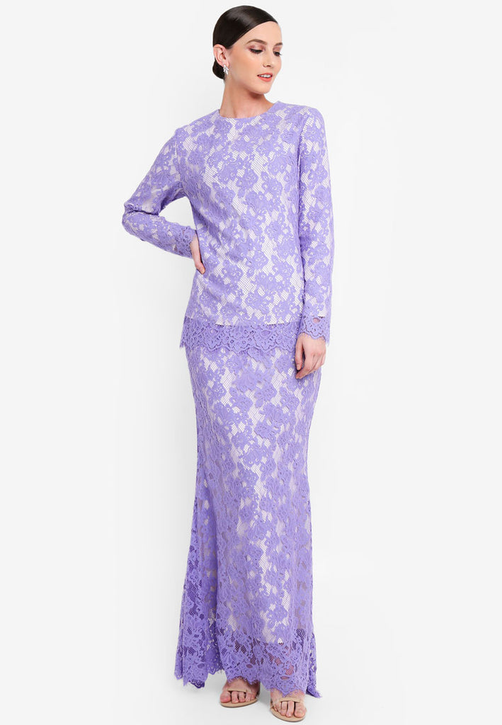 EMEL MY Shop  Baju  Raya Moden Online  Provence Full Lace 