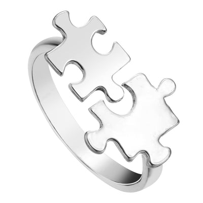Toy Brick Jigsaw Puzzle Ring