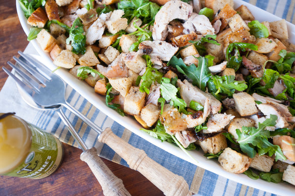 Roast Chicken, Bread & Arugula Salad | Tessemae's