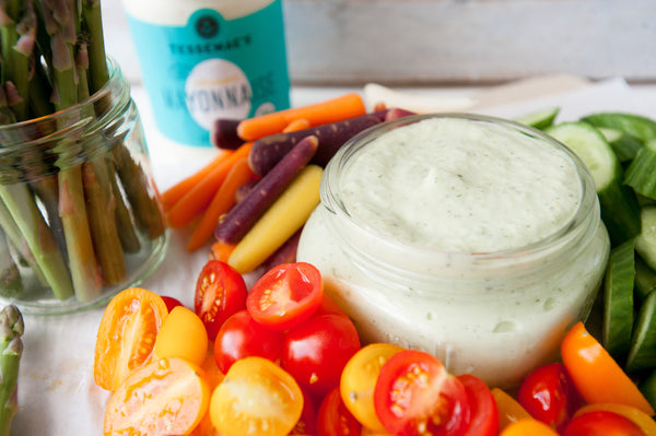 Avocado Cucumber Mint Dip