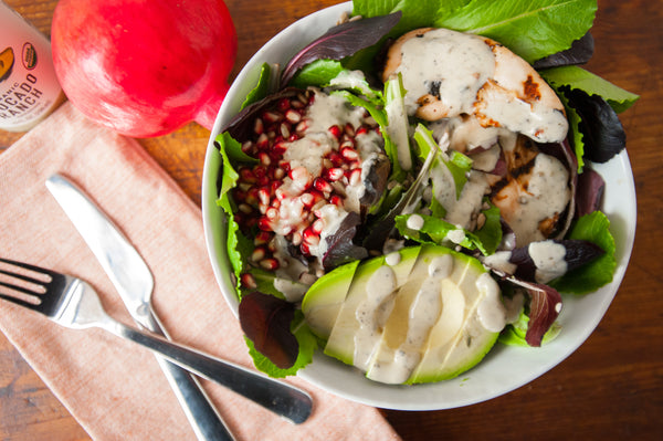 Tessemae's Baby Romaine with Pomegranate & Avocado