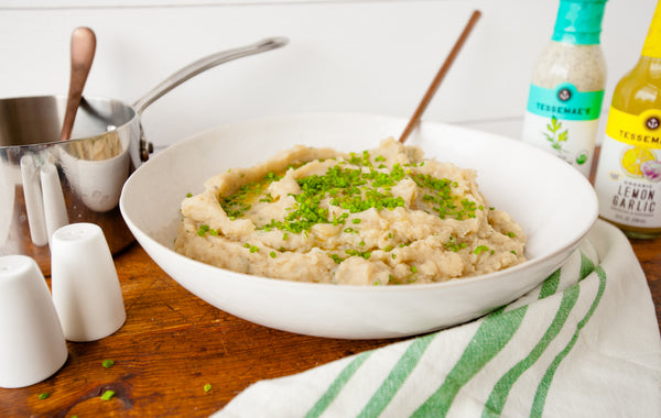 mashed potatoes & cauliflower